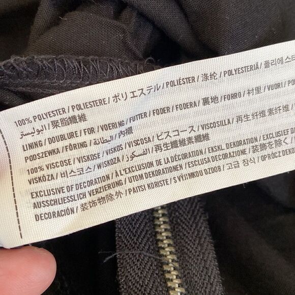 Abercrombie & Fitch Skort Romper Black - Picture 14 of 14